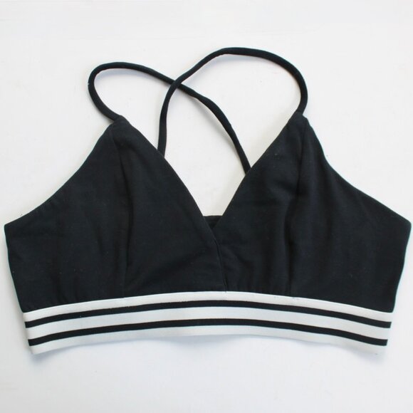 Splits59 Black & White Roxan Airweight Sports Bra Size Small - Picture 2 of 5